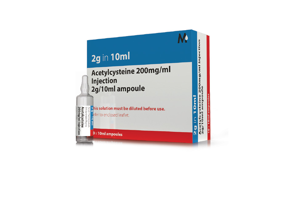 Acetylcysteine 2g/10ml - 10ml Ampoule